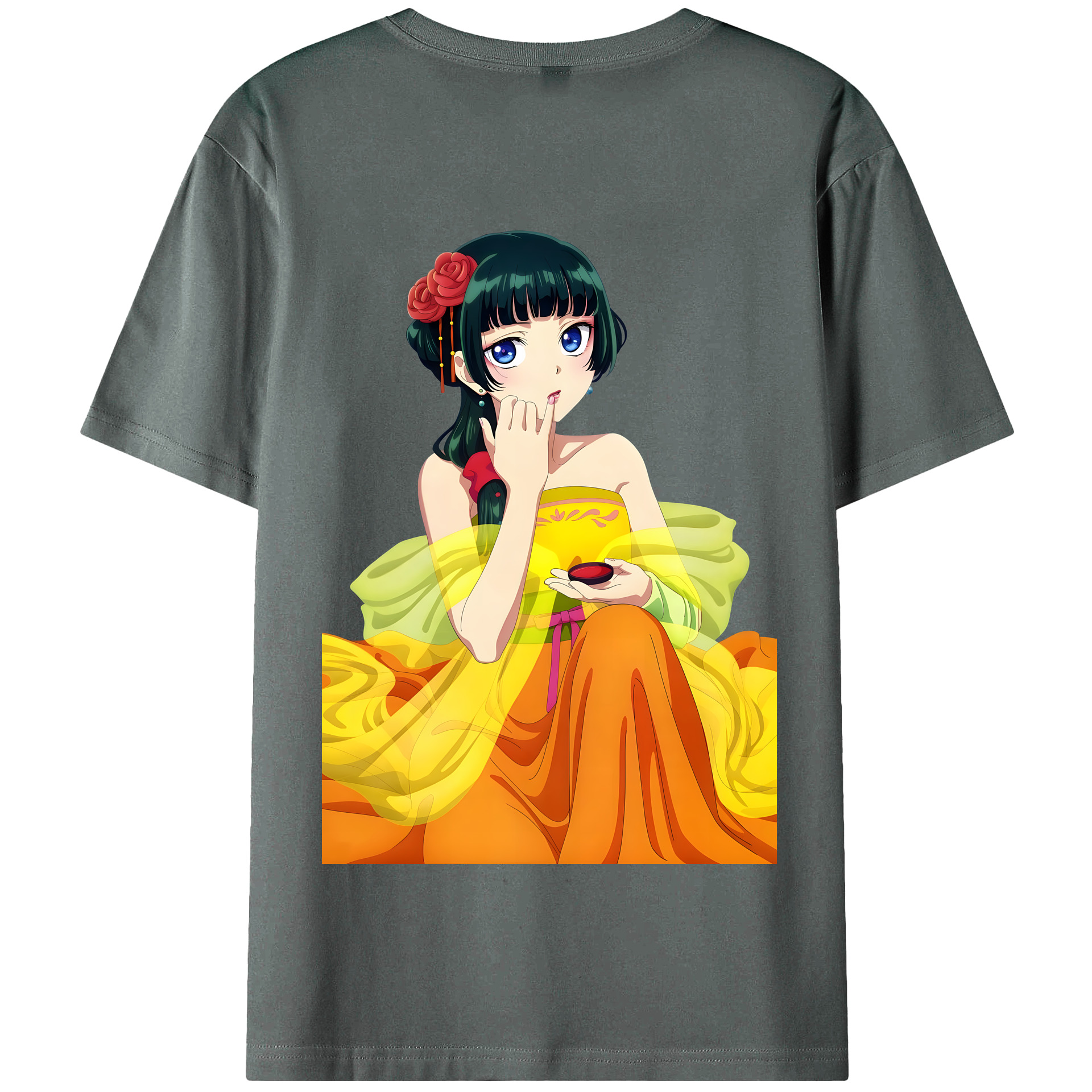 （画像用） 薬屋のひとりごと The Apothecary Diaries 綿100％半袖Tシャツ（背面プリント）